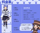 キャラクターデザイン制作します 立ち絵・一枚絵・表情差分・設定資料など制作できます イメージ2