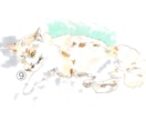 お好きな絵柄で動物のイラストをお描きします ペットや動物をお好きな絵柄で、アナログイラストに仕上げます。 イメージ10