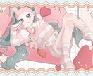 立ち絵・1枚絵制作します かわいくてポップなイラストを描きます❕ イメージ2