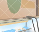 優しく温かい気持ちになれる背景イラスト制作致します 写真から主線なし＆パステルカラーで風景作成（ビビット色も可） イメージ4