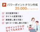 パワーポイントで繰り返し使えるチラシ作成します 日付を変えて来年も使いたい！文章を変更したい！方にピッタリ イメージ2