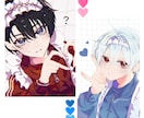 イラスト作成いたします アイコン、1枚絵、立ち絵、サムネなどなど！ イメージ4
