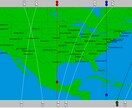 アストロ風水マップ【海外版】鑑定・作成します ◆あなただけの開運場所をお教えします。オリジナル鑑定書付き イメージ3