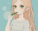 可愛い女の子描きます 髪の毛にこだわった女の子のイラストを描きます イメージ3