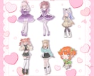 早い♡かわいい♡女の子イラスト描きます はじめてのご依頼でも安心♡企業実績有り！丁寧に対応します♡ イメージ3