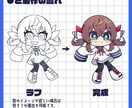 SDキャライラスト制作致します 動画やグッズに使用可能なポップで可愛いイラストを制作します！ イメージ2