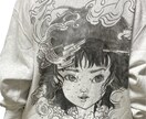 着古したTシャツなどにオリジナルの絵を描きます 世界に1枚だけのオリジナルトップスはいかがですか？！ イメージ3