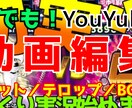YouTuberが編集代行します カット、BGM、SE、サムネイル作成、ゆっくり実況など イメージ1