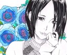 オシャレなモノクロ似顔絵をお描きします SNSのアイコンや名刺にも最適♬【即日も可能です】 イメージ1