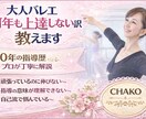 大人バレエ｜体の使い方変えて上達するレッスンします バレエ歴40年の指導者が 「なぜできないのか」解説します イメージ1
