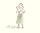 やさしい雰囲気のイラストを描きます 淡さと物語のある、やわらかな一枚に イメージ1