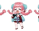 可愛いミニキャライラスト描きます 商用利用OK！通常表情＋2差分まで価格内でお描きします！ イメージ7