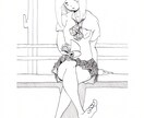 手描きの良さがここにある★モノクロペン画描きます 挿絵、表紙、観賞用　用途はあなた次第です イメージ3