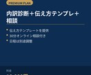 内訳診断＋伝え方テンプレ＋30分相談に乗ります 診断・テンプレ・相談までまとめてサポート イメージ1