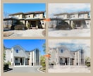 建築パース・住宅写真を水彩・絵画風に加工します 建築パースや写真を、雰囲気ある絵画風ビジュアルに仕上げます イメージ3