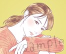 ふんわり大人可愛い✿雰囲気重視のイラストを描きます カラフル水彩でお洒落にきめる！他とは違うワンランク上の魅力を イメージ6