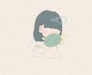 あわい、表情を描かないイラスト・アイコンを描きます ご依頼主様の世界観をイラストに イメージ4