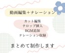 ナレーション付きショート動画制作ます 動画編集とナレーションをまとめて制作します。 イメージ2