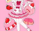 かわいいイラスト描きます 女の子の大好きが詰まったイラスト描きます。 イメージ3