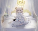 かわいい、透明感。そんなイラストを制作します 商用〇。一枚絵、立ち絵、アイコンなどにいかがでしょうか。 イメージ4