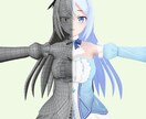 VTuberさん用3Dモデルを作成します Warudo 用のVtuberオリキャラを作成します イメージ3