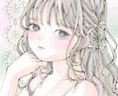 もっちりとしたかわいい女の子のアイコンを描きます 繊細で柔らかいアナログイラストの雰囲気がお好みの方へ イメージ2