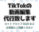 TikTokの動画編集を代行します 0からでもご安心いただけるよう、サポートいたします！ イメージ1