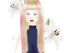 お写真から更に可愛くキラキラな似顔絵を描きます あなただけのオーダーメイドの可愛い似顔絵、アイコン描きます。 イメージ8