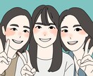線画付き！写真からシンプルな似顔絵を作成します 最短翌日納品！大切な思い出をイラストで残しませんか？ イメージ8