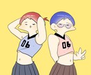 ほっぺがかわいいくて特徴的なアイコン等描きます アイコン以外もご相談ください！ イメージ8