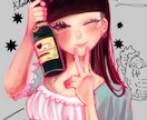 アイコン用イラスト描きます 人とは違うダウナーな雰囲気のアイコンにしてみませんか？ イメージ3