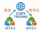 MT4・MT5のコピートレード・ツールを販売します 革新的！MT4、MT5、ブローカー、銘柄名の『壁』を破壊せよ イメージ1