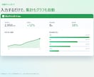 Excel/スプレッドシートの管理表を作成します 入力するだけで集計・グラフまで自動。専用の管理表を作成 イメージ3