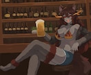 幅広い種族に対応！イラスト制作いたします ケモミミから異形、半人半獣等、幅広い人外をご希望の方に！ イメージ2