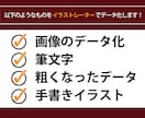 ロゴ、画像、手書きイラストをデータ化します イラストレーターで画像から丁寧にトレースいたします！ イメージ3