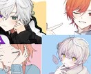歌ってみたサムネ、グッズ、配信用イラスト描きます 一枚絵描きます！お気軽にご相談ください イメージ1
