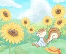 かわいいほんわかタッチのイラストお描きします ＊SNSのアイコンや広告などに使いやすいカットイラスト＊ イメージ6