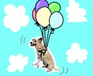 かわいいペットやお子様の画像をもっとかわいくします ペット様や人間様の画像を切り抜いて手描きデコイラスト作ります イメージ10