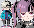 可愛くてかっこいい印象に残るキャライラスト描きます 立ち絵、Vtuberさん、ヘッダー、サムネ、動画・配信にも◎ イメージ1