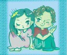 推し活似顔絵描きます 推し活しませんか？世界に一つの個性的な似顔絵イラスト描きます イメージ2