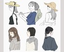 商用利用OK！やわらかな印象のイラスト描きます アイコン、宣伝、挿絵などお気軽にご相談ください⭐︎ イメージ7