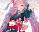 高クオリティ、綺麗め･女性向けイラスト制作します 中性的、耽美系な塗りと細かい線画が得意です！ イメージ2