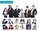 アイコン・立ち絵・何でも承ります SNS・サムネ・グッズ等も対応！目を引くイラストご希望の方！ イメージ8