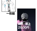 立ち絵、アイコンなど作成します 絵柄はアニメ寄りです！詳しくはサンプルをご覧ください。 イメージ3