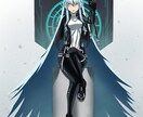 バストアップイラスト製作します アイコンなどに向いたイラスト製作します イメージ4
