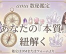 数秘術を使ってあなたの本質、魂を紐解きます ホッとする安心するあなたの本質を思い出すきっかけに イメージ1