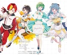 VTuber活動に◎キャライラストをお描きします アイコン/歌ってみた/Live2Dモデル/キャラデザ制作可◎ イメージ4