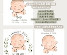 即対応！シンプルおしゃれ赤ちゃん似顔絵お描きします 飾れる出産祝い！プレゼントや出生記録・命名書にも◎ イメージ7