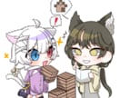 かわいいSDイラスト描きます かわいい選べる2種類の絵柄でお描きします！ イメージ6