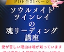 大切な人との魂の絆を学べる講座をご提供いたします ツインレイの痛み・執着・運命の再会…そのすべてに答えを。 イメージ1